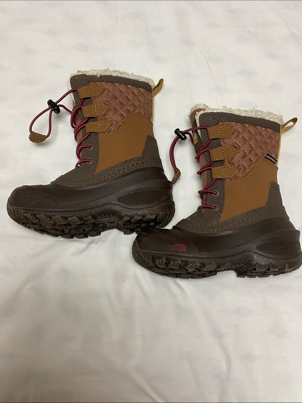 North Face Toddler Brown Winter Boots. Size 11 - Picture 3 of 12